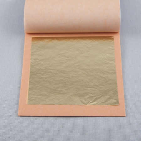 Feuille d'or Blanc pour peinture sur porcelaine